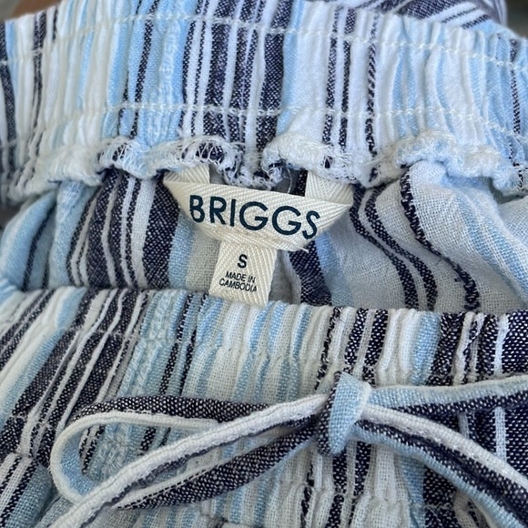 Briggs Linen Blend Baggie Cottage Core Style Pants - Picture 4 of 8